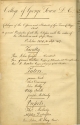 Listing of Faculty,Tutors, and Prefects for 1816-1817. From the Academic Journal, 1816-1871