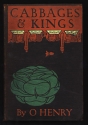 The front cover of Cabbages and Kings, showing the four kings from playing cards in a row with gold crowns, and a large head of cabbage