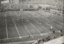 a black and white photograph of the 1940 georgetown versus boston college football game.