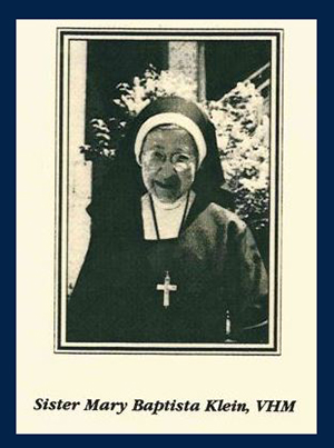 Sister Mary Baptista Klein
