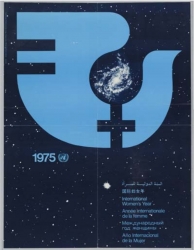 Conference Poster from 1975, featuring a stylized blue dove