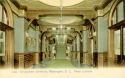 Postcard of Healy Hall Parlor Corridor