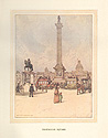 Trafalgar Square, an illustration from A Wanderer in London, 