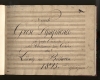 Manuscript of "Neueste Grose Symphonie"