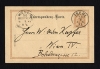 Brahms Autograph Postcard, front side with stamp and address