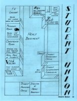 Plan of Student Union, Healy Basement