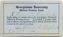 ROTC Membership Card Elmer Shepherd