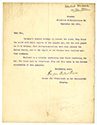 Herbert Kraus Letter