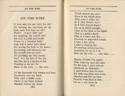 Rhymes of a Red Cross Man, pages 80 and 81, showing the poem On The Wire