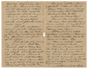Handwritten Letter from the front on YMCA stationery, back