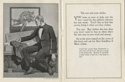 Hart Schaffner and Marx Style Book, interior page showing a young man attired in elegant evening dress removing a uniform from a tissue paper-lined box