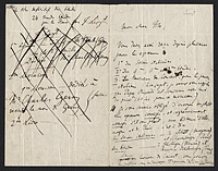 Franz Liszt autograph letter, page 1