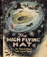 Dust jacket design for The High-Flying Hat by Lynd Ward