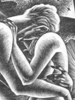 illustration for Now That the Gods Are Dead, showing a naked man and woman embracing