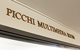 A sign for the Picchi Multimedia Room