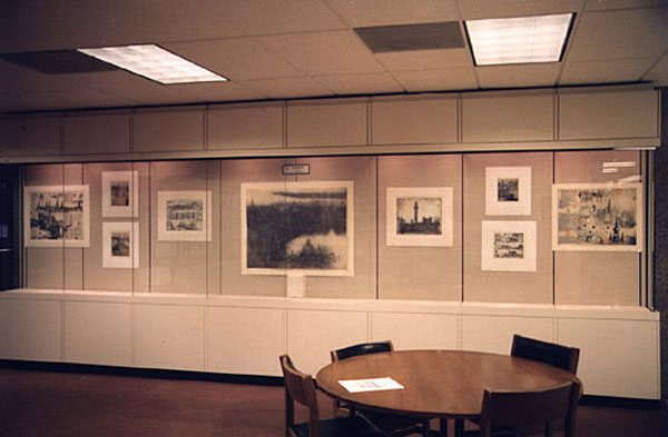 Fairchild Memorial Gallery, showing Europe portion of the exhibition