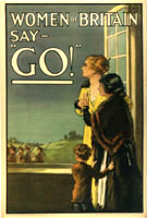 Women of Britain Say - 'Go!' Poster
