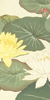 Lotus Flowers, Color woodblock print