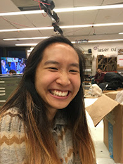 Lizzy Kim in the Maker Hub