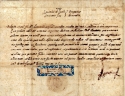 Saint Ignatius Loyola (1491-1556) autograph document
