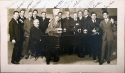 Signed photograph of musicians, 1916