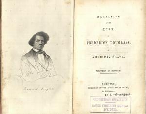 Title page: Narrative of the life of Frederick Douglass