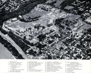 Map of campus including buildings to the east of 37th Street.