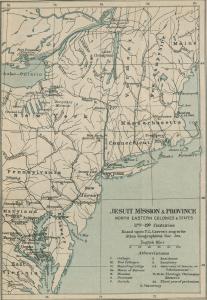 Map showing extent of Maryland-New York Province, 1907