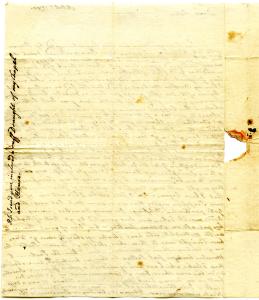 Letter by Joseph Mosley to sister, 1784-10-04 p. 3
