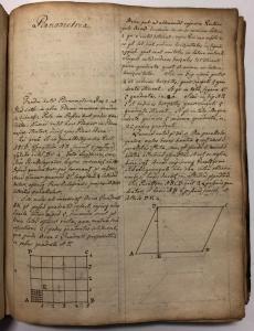 Mathematical notes by Henry Neale, S.J., c. 1720
