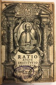 Cover page of Ratio atque Institutio Studiorum, 1606