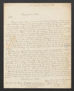 Missouri Mission Superior Verhaegen to William McSherry, October 17, 1837 p1