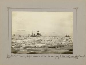 Arctic cruise--ships in ice