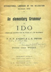 elementary grammar for Ido