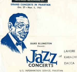 Duke Ellington in Pakistan Press-Radio Background Kit envelope, 1963