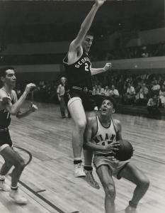 Basketball Game Between University of Miami and Georgetown