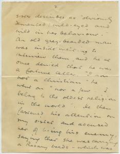 Letter from Countess vanden Heuvel to Montague Summers, page 2