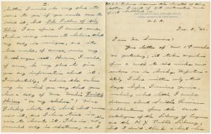 Letter from Robert Kerr Black to Montague Summers, December 8, 1940, pages 4 & 1