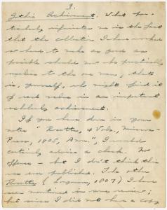 Letter from Robert Kerr Black to Montague Summers, December 8, 1940, page 9