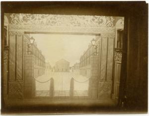 Staging for "The Confederacy", 1920
