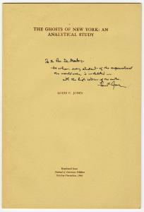 The Ghosts of New York: An Analytical Study, 1944