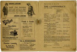 "The Confederacy", cast, 1920