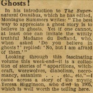 Review of The Supernatural Omnibus, detail