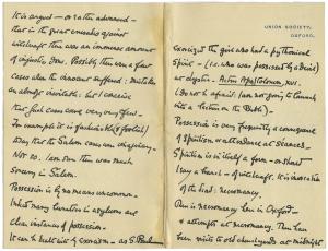 Letter from Montague Summers to John Barker, Esq., pages 4 & 5