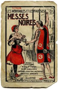 Cover of "The True and False Black Masses", by S. Caleb, around 1920