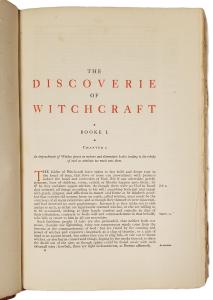 Discoverie of Witchcraft by Reginald Scot, opening