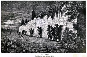 "Les Lupins", illustration from The Werewolf, by Summers, 1933