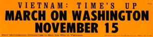 Image of an orange bumper sticked with black lettering in 3 horizontal rows.