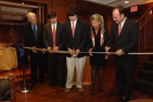 Color photograph of ribbon cutting ceremony