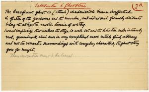 Correction 2a for page two of the introduction to Six Ghost Stories